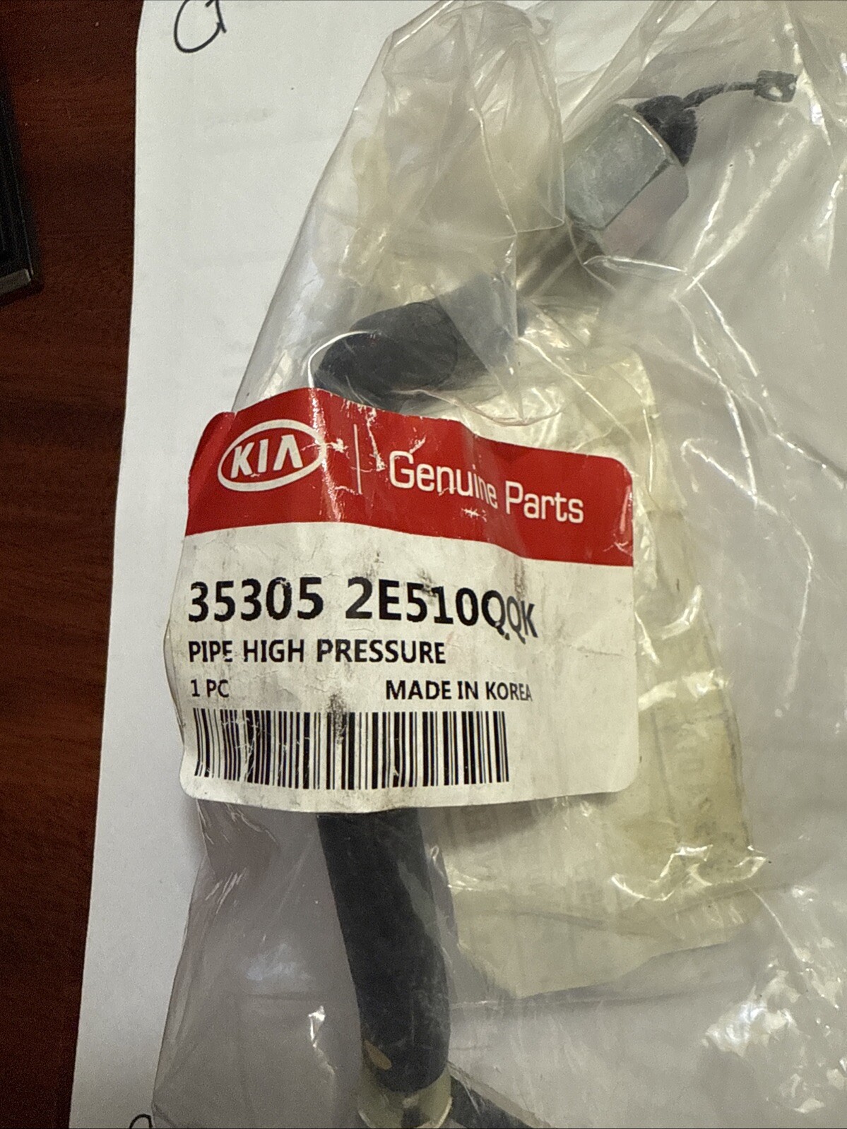 Kia 353052E510QQK Pipe-High Pressure Genuine OEM - Image 3