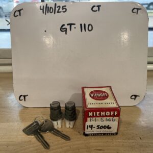 Lock Cylinder 14-5006 Honda (2 Locks 2 Keys) *Niehoff Box