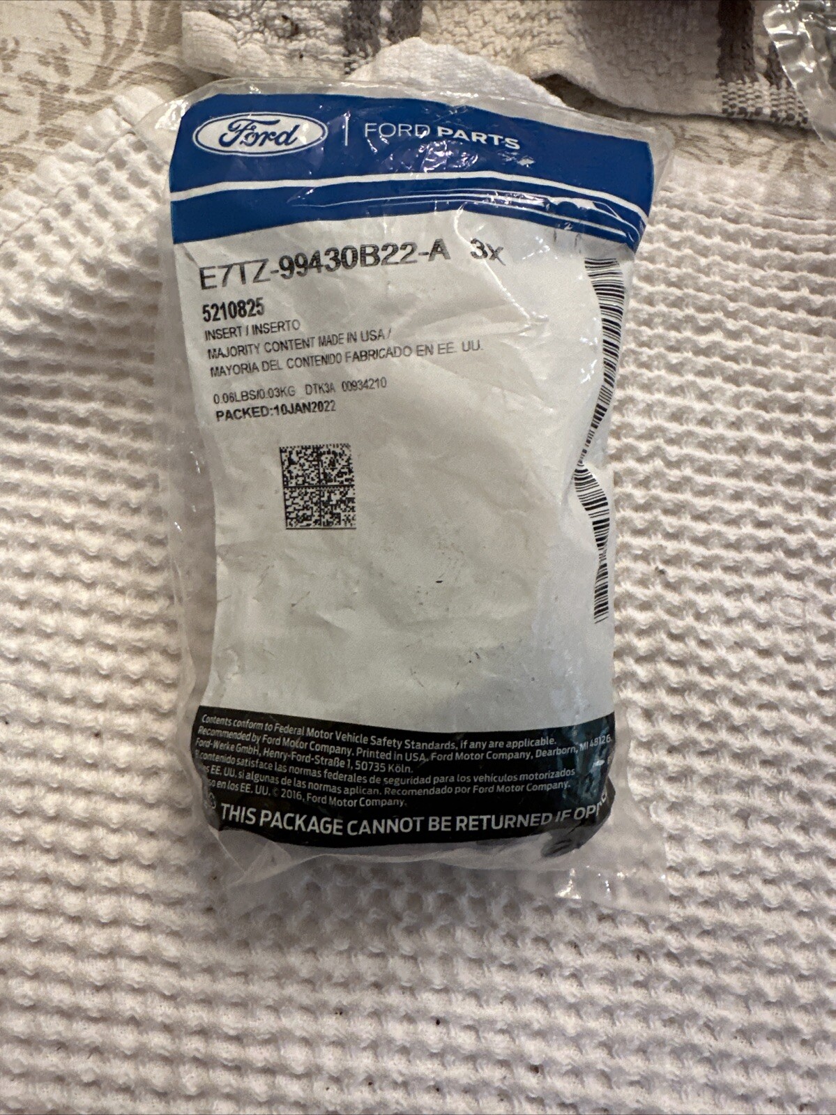 *Lot Of 3* Genuine Ford Roller Assembly Insert E7TZ-99430B22-A (b398)