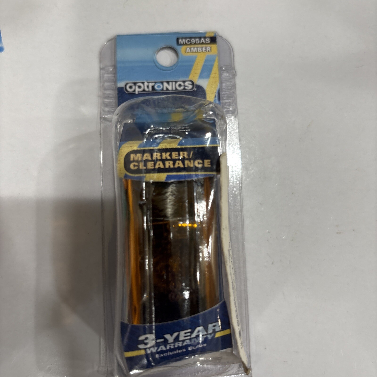 MARKER/CLEARANCE LIGHT Amber Optronics MC95AS New Stud-Mount Stain. Steel Base - Image 3