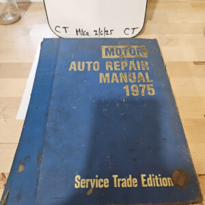 MOTOR Auto Repair Manual 1975 Service Trade Edition, 38th edition