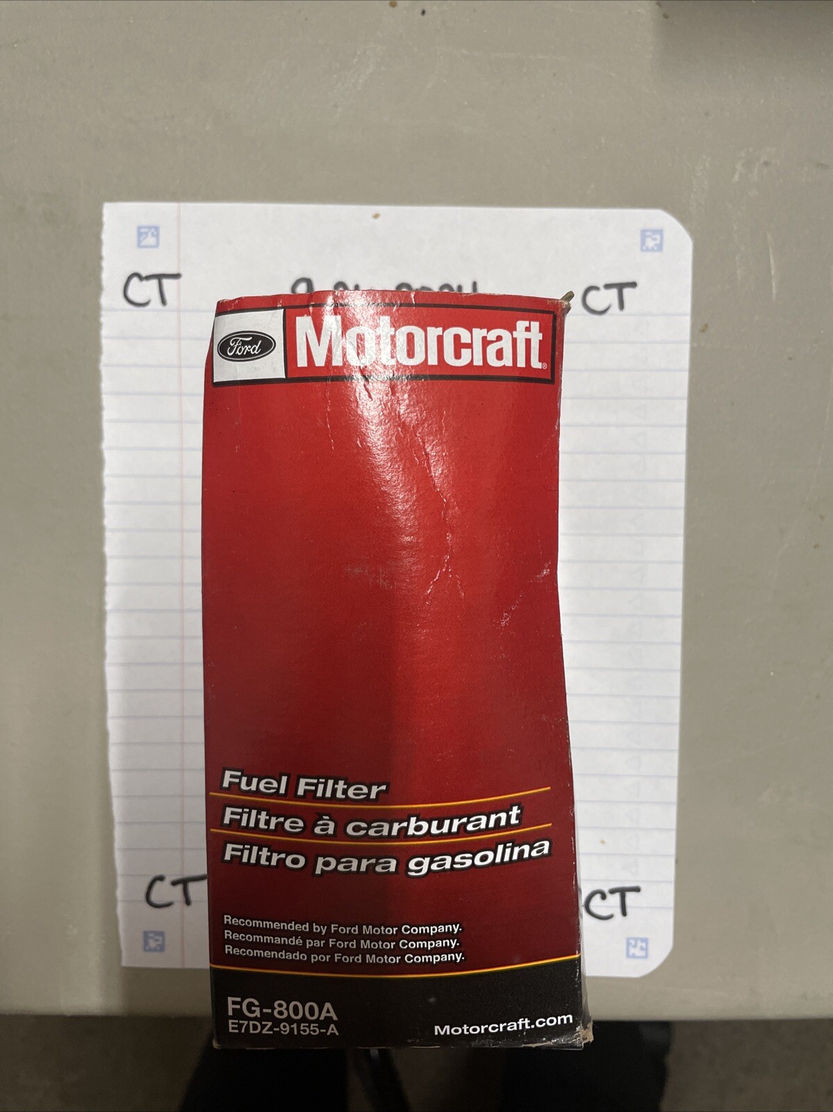 MOTORCRAFT FUEL FILTER MFG-800A Motor Craft Part FG-800A