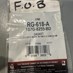 MOTORCRAFT #RG-618-A, 1S7G-8255-BD ENGINE COOLANT THERMOSTAT HOUSING GASKET D140