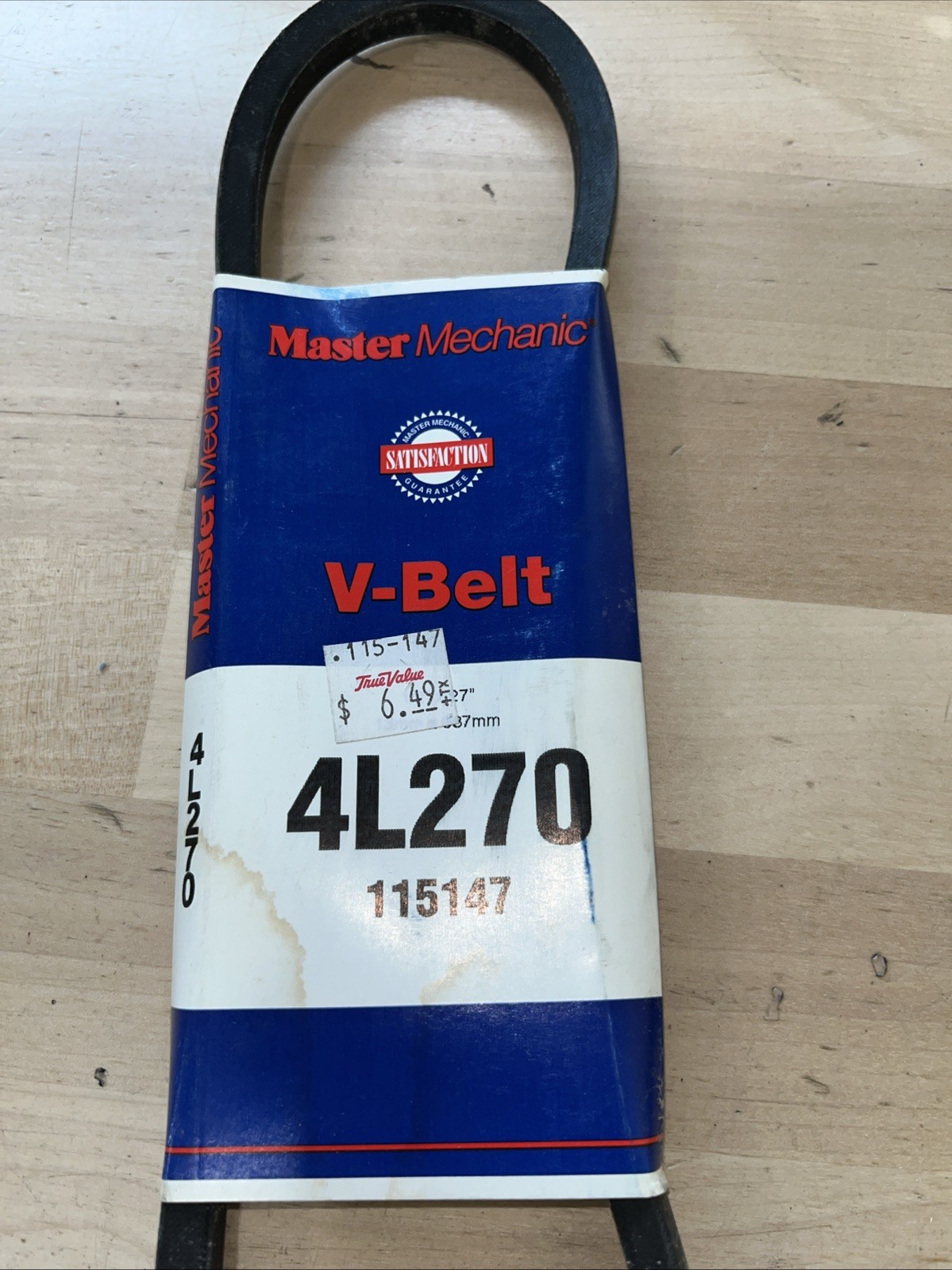 Master Mechanic V-Belt 115147 1/2" x 27" 4L270 - Image 3