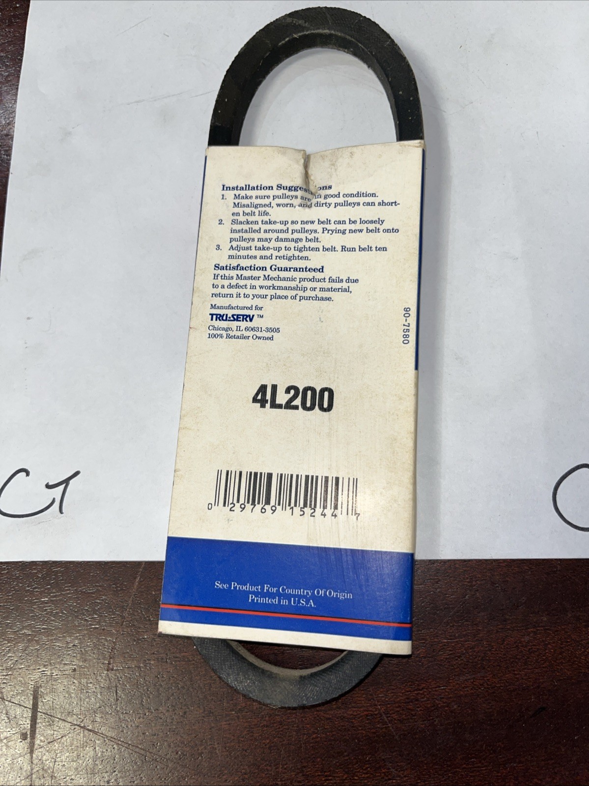 Master Mechanic V Belt 4L200 - Image 4