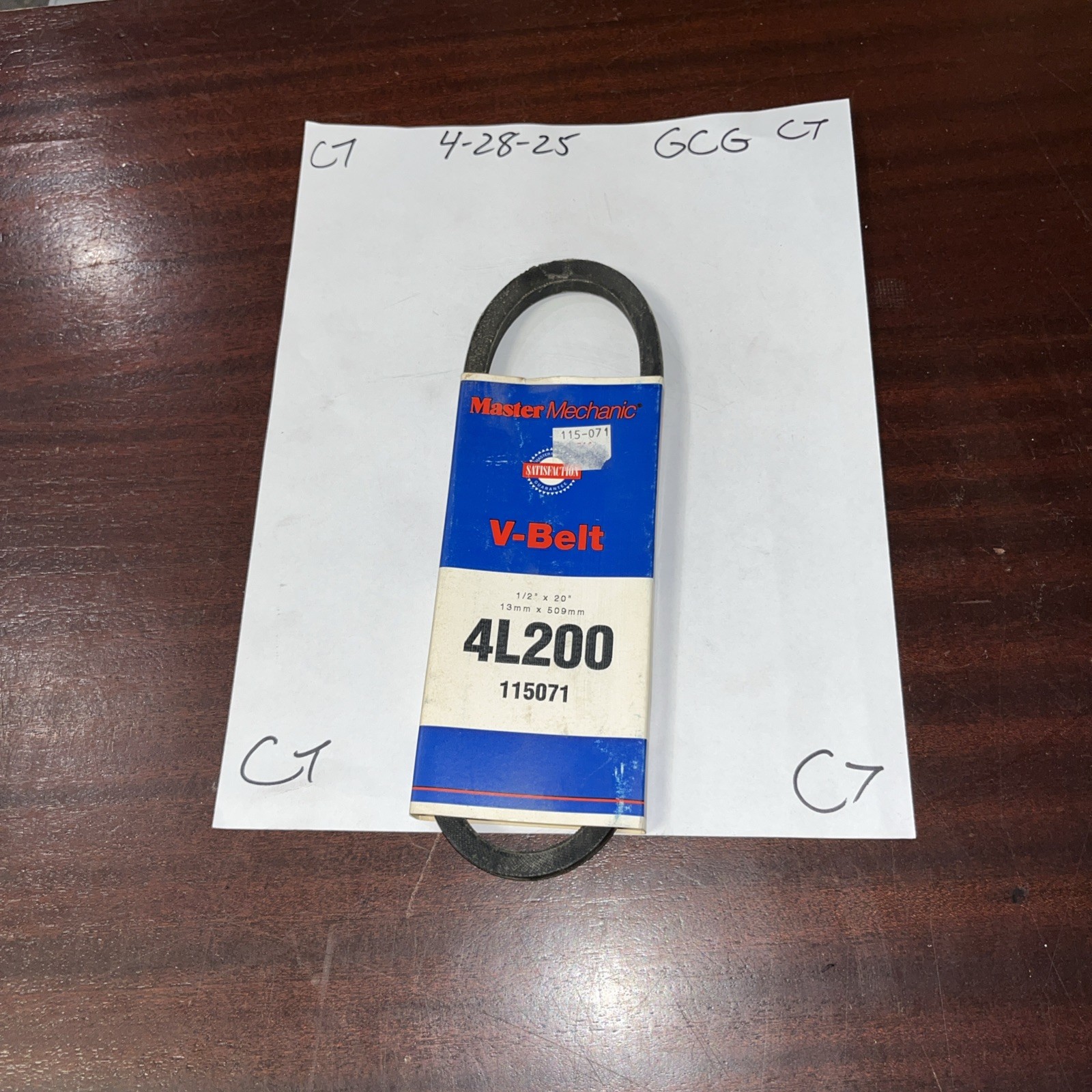 Master Mechanic V Belt 4L200