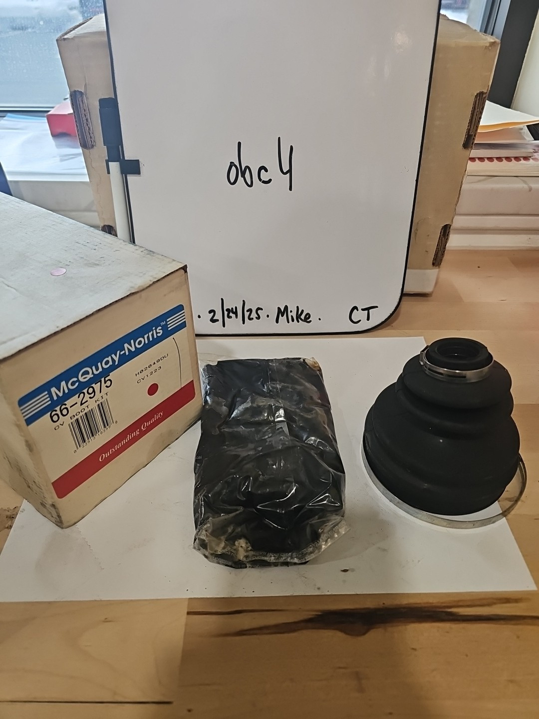 McQuay-Norris 66-2975 CV Joint Boot Kit - Image 3