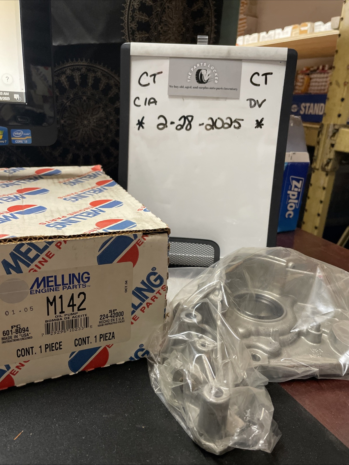 Melling M142 Stock Engine Oil Pump for 1987-2000 Select Dodge Chrysler Plymouth