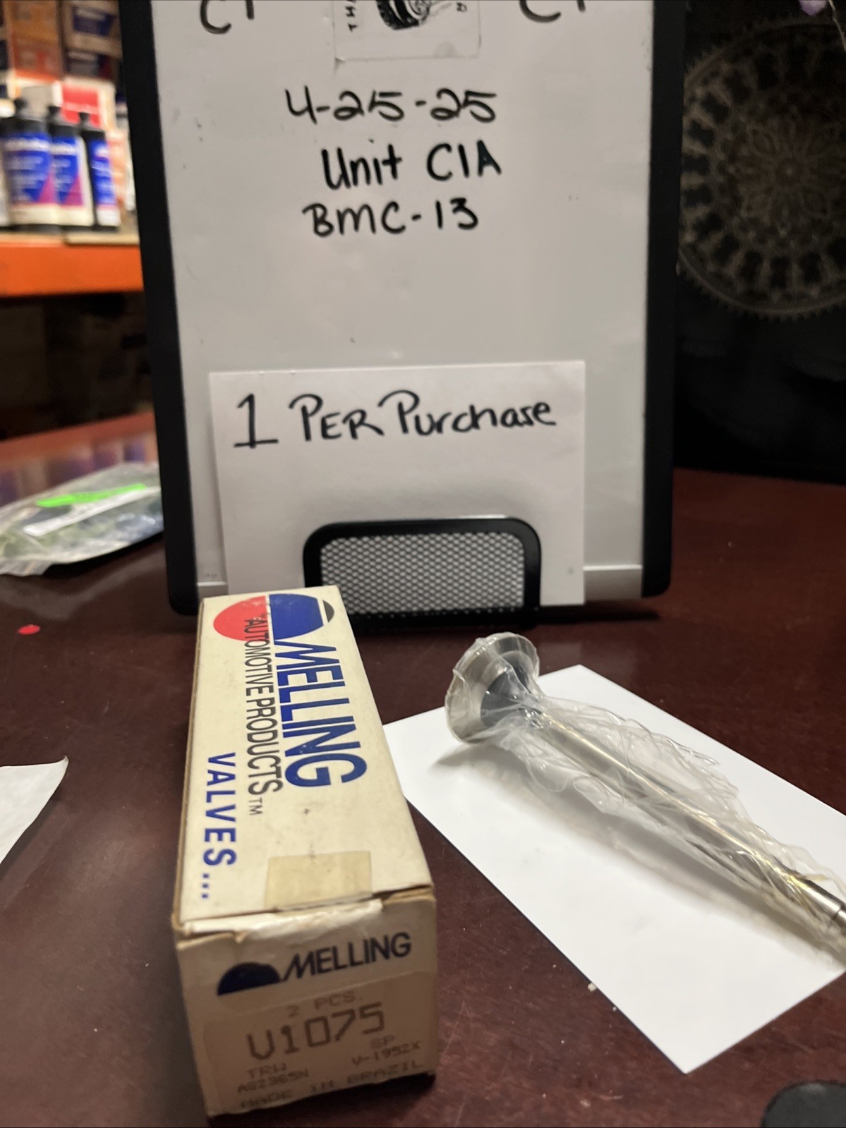 Melling V1075 Exhaust Valve Sold Individually