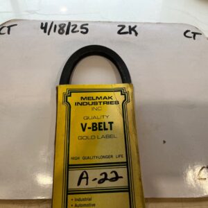 Melmak Industries Gold Label V-Belt A22