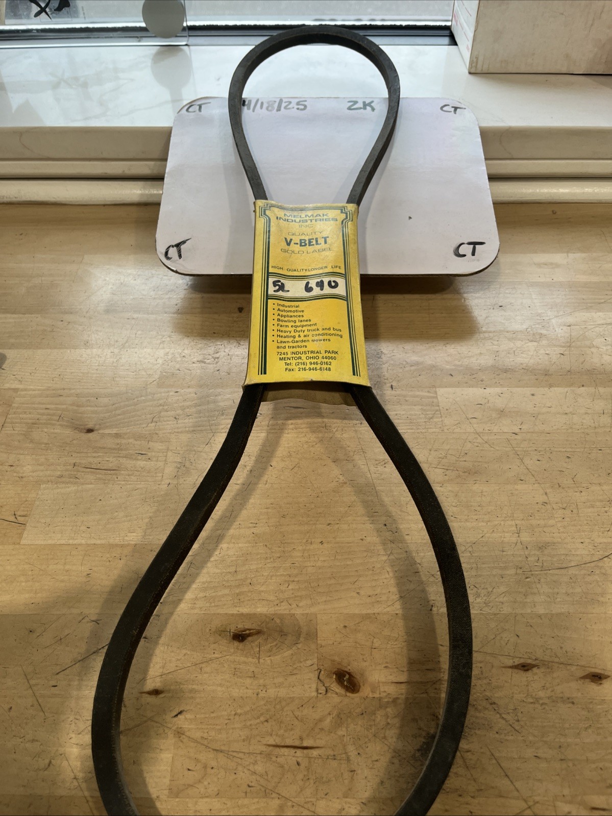 Melmak Industries V-Belt 5L640 - Image 3