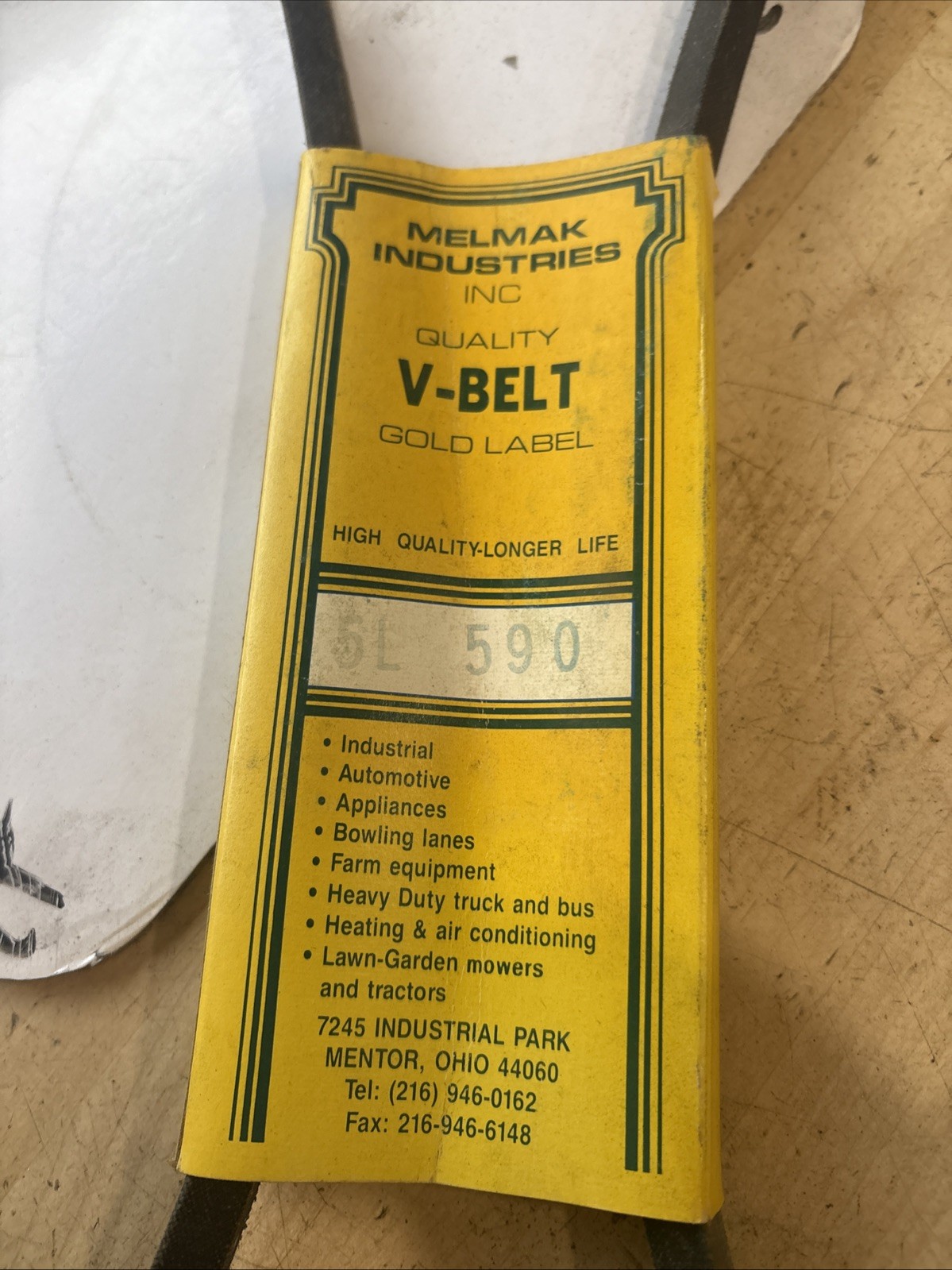 Melmak Quality V Belt 5L590 - Image 3