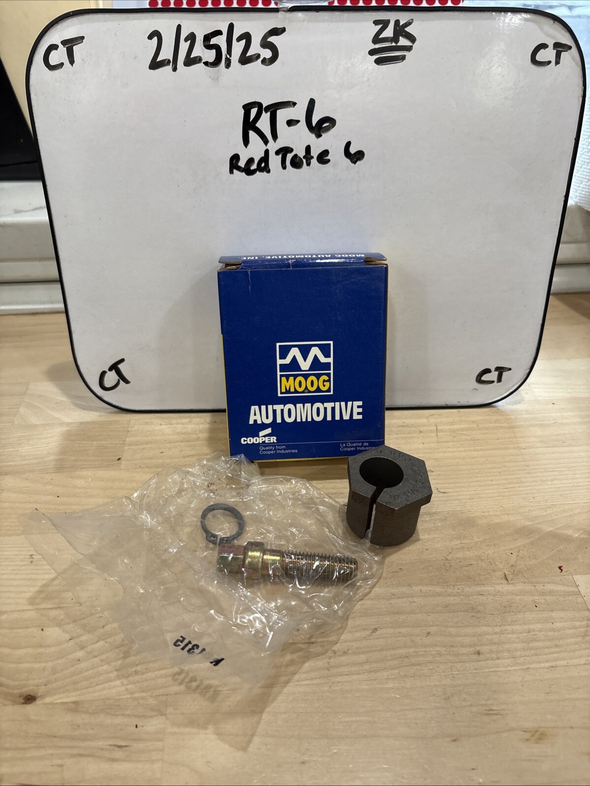 Moog K8538 Alignment Caster / Camber Bushing, 1-1/2 Degree, 2WD ONLY