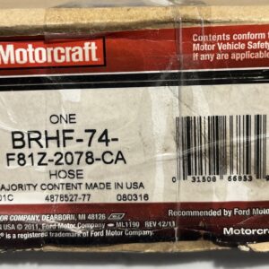 Motorcraft BRHF-74 / Ford F81Z-2078-CA Hose Assembly - Brake