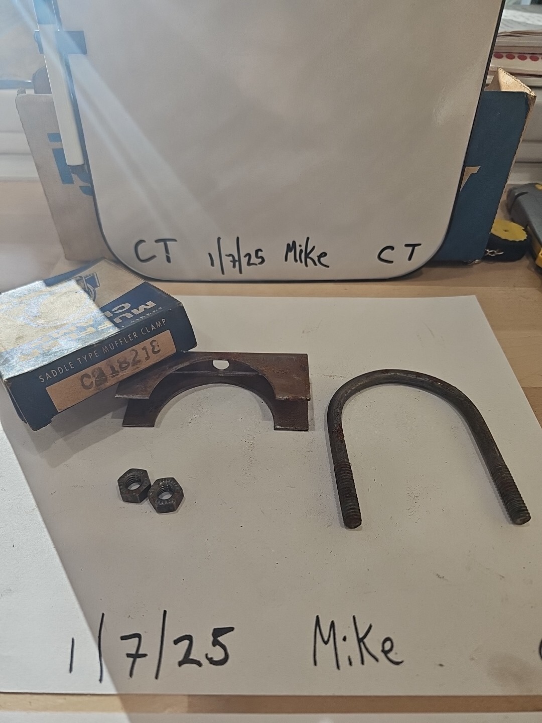 Muffler Clamp Saddle - 2 1/8in (Pack of 1) C218