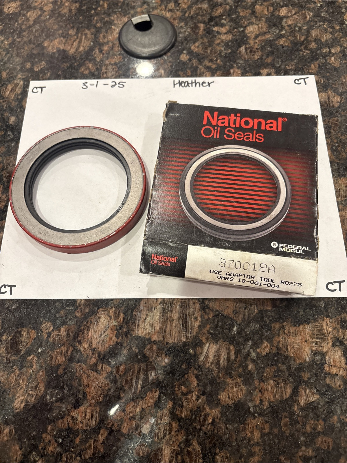 NATIONAL FEDERAL MOGUL OIL SEAL 370018A - Image 3