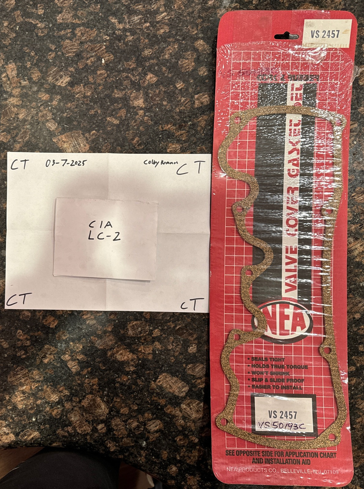 NEA Valve Cover Gasket set VS2457