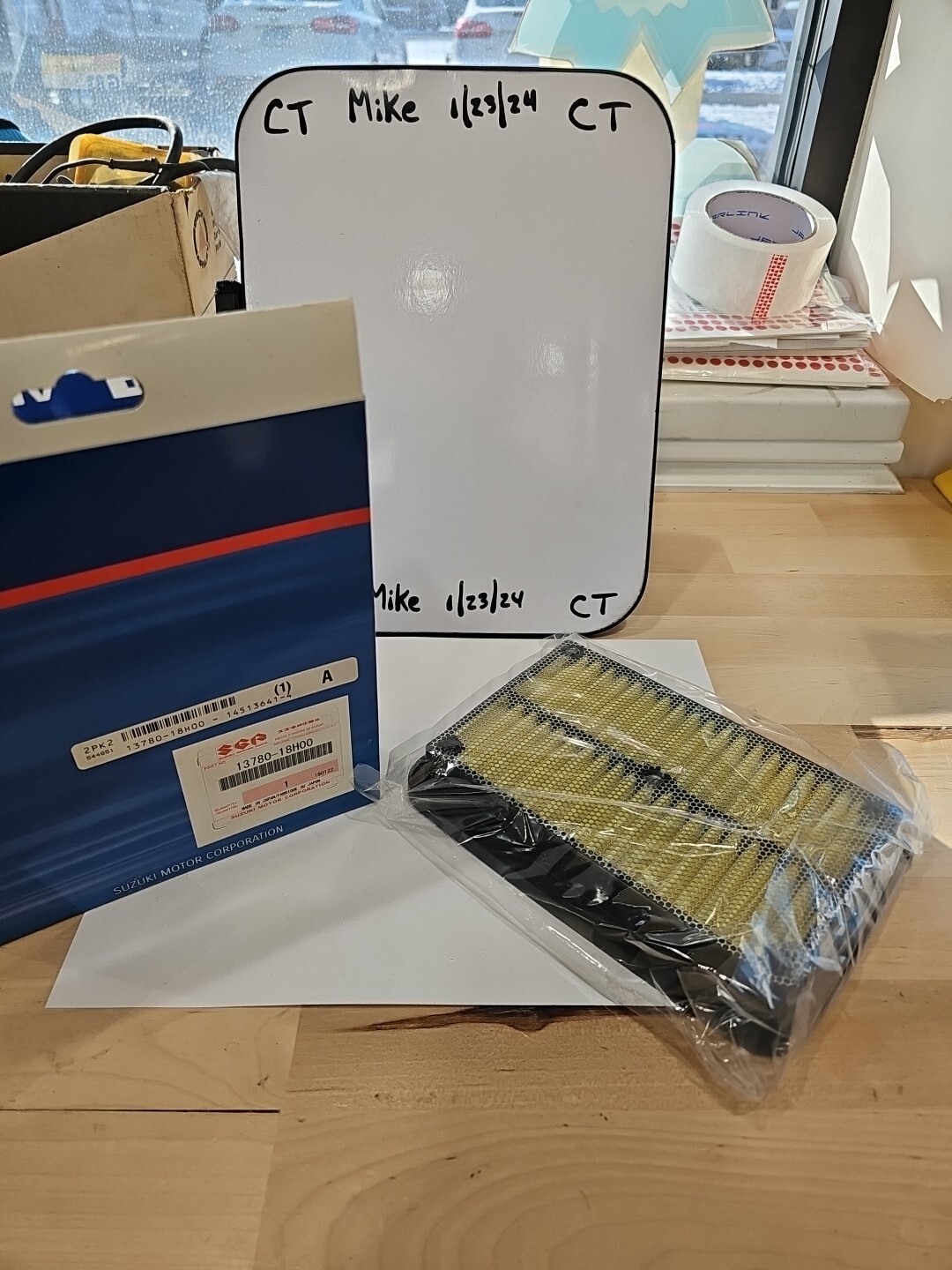 NEW 2007 - 2009 SUZUKI BANDIT GSF 1250 S GENUINE AIR FILTER CLEANER 13780-18H00