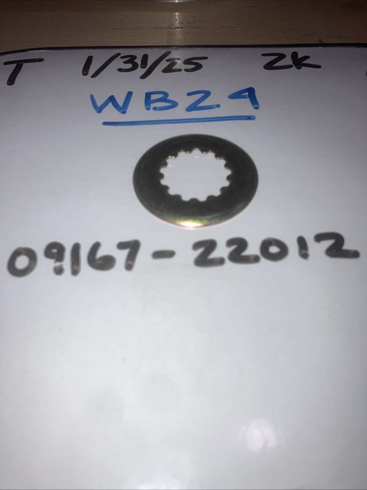 NEW GENIUNE SUZUKI 09167-22012 WASHER, LOCK TRANSMISSION 1973-2021 - Image 3