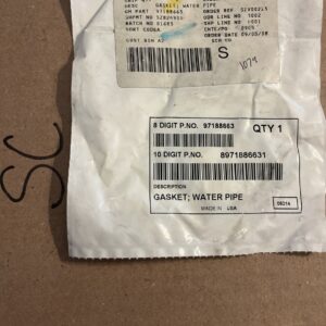 NEW GENUINE ISUZU 8971886631 GASKET, WATER PIPE GM 97188663