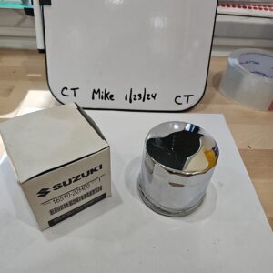 NEW GENUINE SUZUKI 16510-22H00 CHROME OIL FILTER GSX GSXR BOULEVARD VOLUSIA