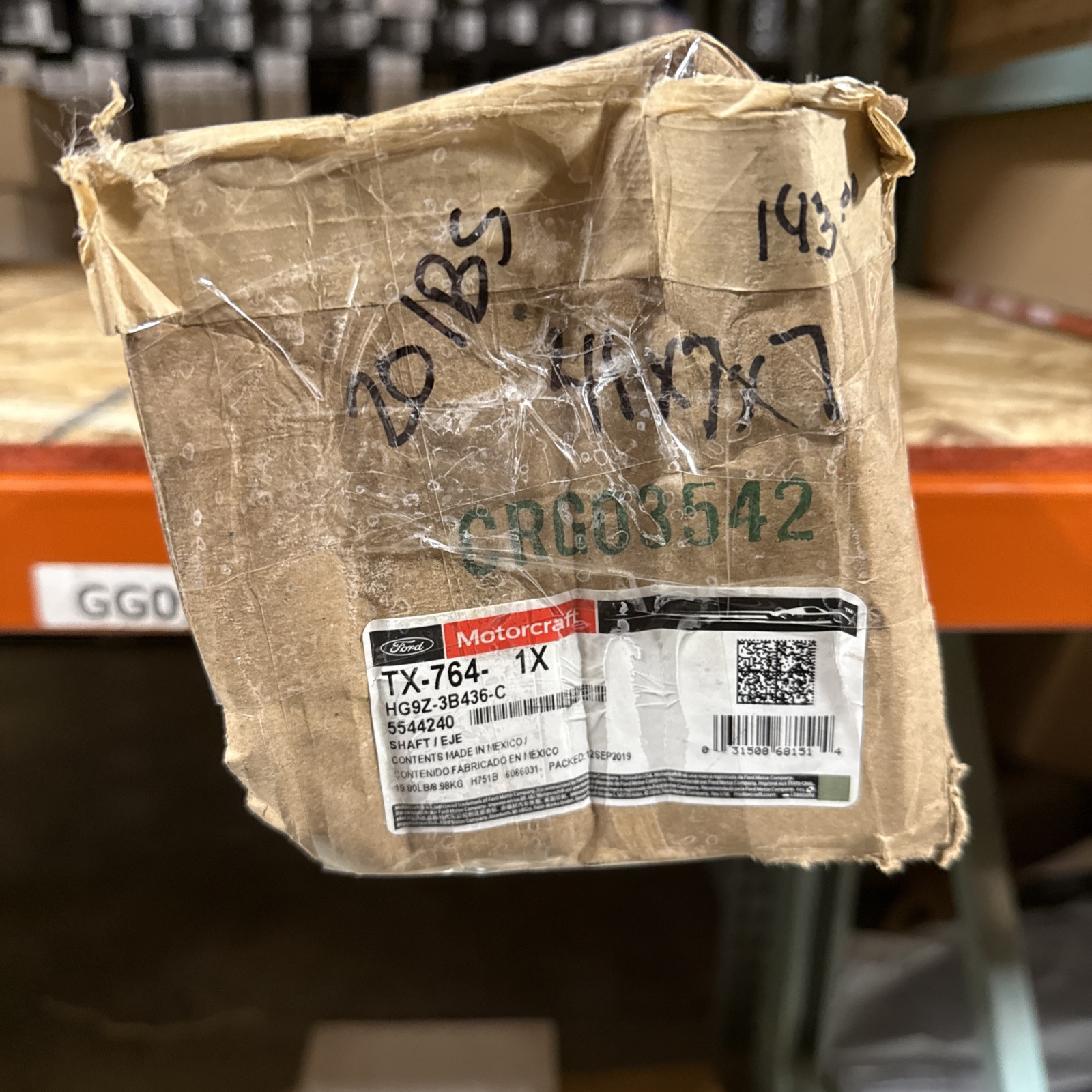 NEW Motorcraft Front Right CV Axle Shaft TX-764 Ford Fusion Lincoln MKZ 17-20