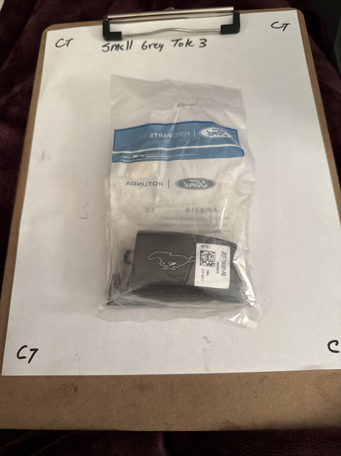 NEW OEM 2021-2024 FORD MUSTANG MACH-E BLACK REMOTE SMART KEY FOB 164-R8319 - Image 3