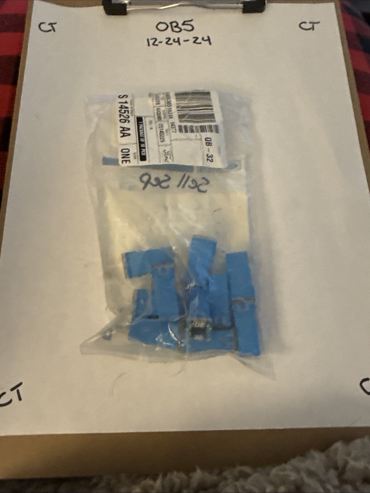 NEW OEM FORD PART F8SZ14526AA BOX FUSE - 20 AMP - Sold Individually - Image 3