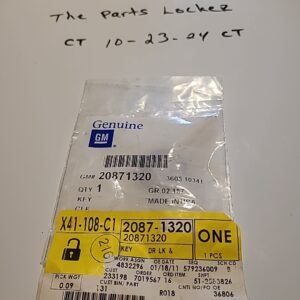 NEW UNCUT CHEVROLET TRANSPONDER CHIP IGNITION KEY B111-PT W/Chevy Bow-Tie Logo