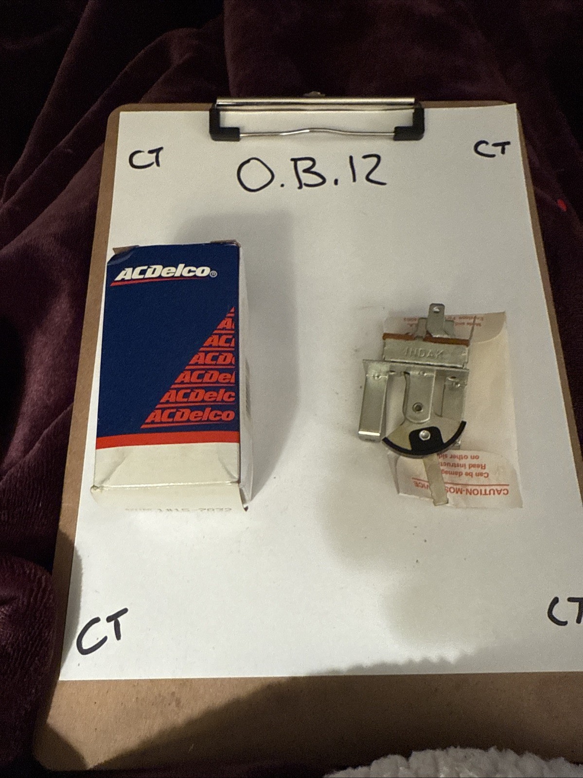 NEW,OLD Stock , Genuine GM #15-7832 AC Delco #1223590 Blower Switch - Image 3