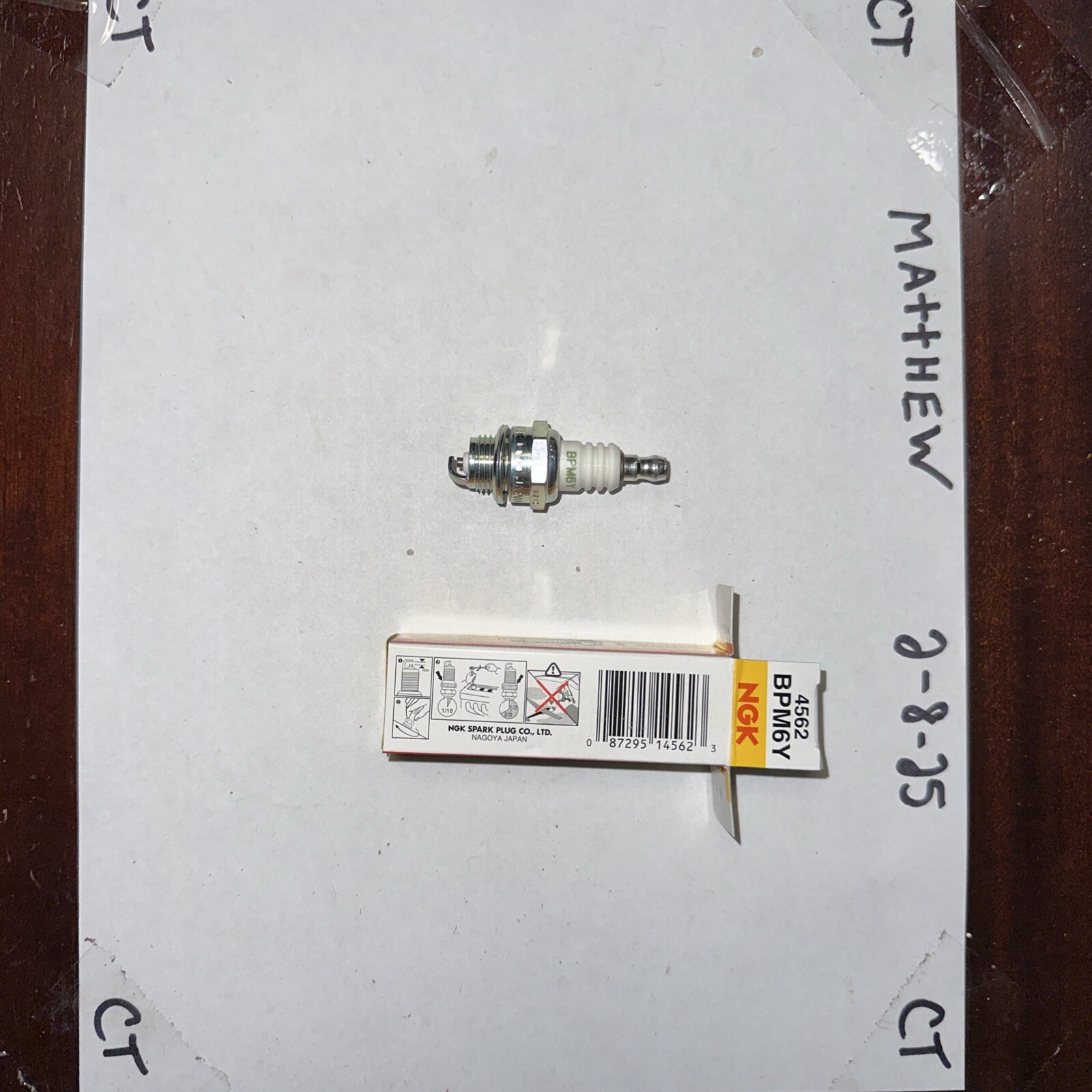 NGK OEM 4562 Bpm6y Spark Plug