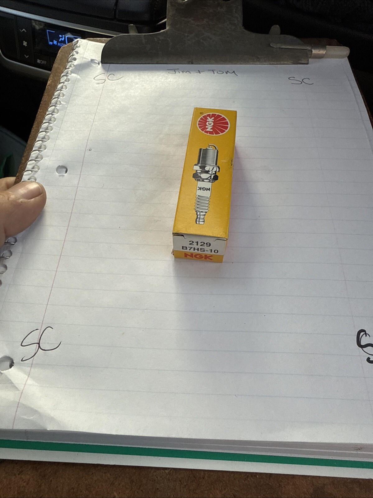 NGK OEM Standard Spark Plug # B7HS-10 2129 - Image 3