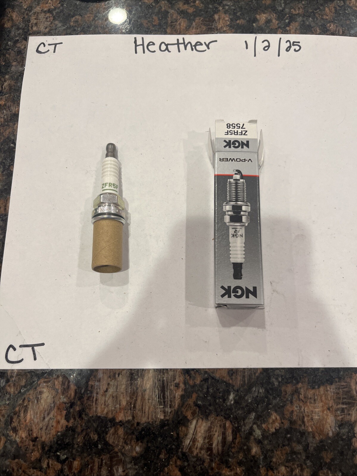 🔥NGK V-Power Spark Plug 7558 ZFR5F 🔥 - Image 3