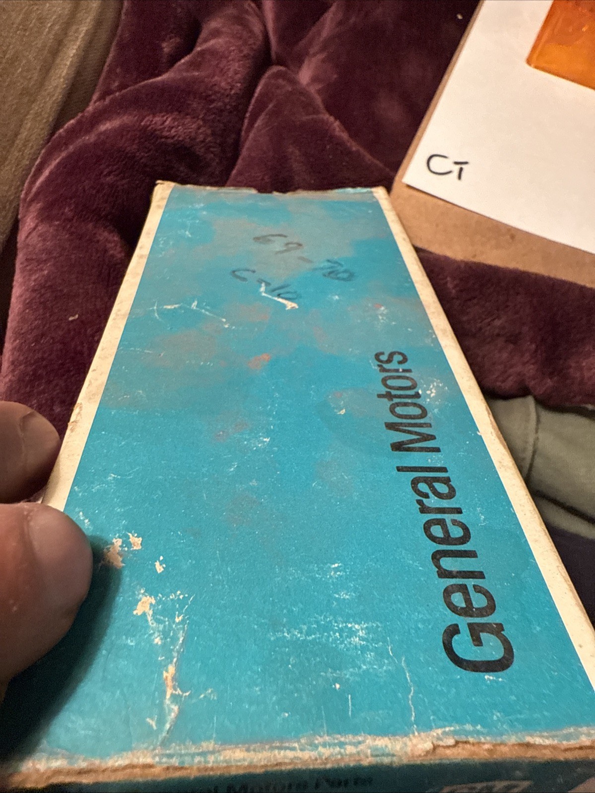 NOS 1969 1970 CHEVY TRUCK RH PARK TURN SIGNAL LENSE 69 70 GM C-10 OEM USA - Image 4