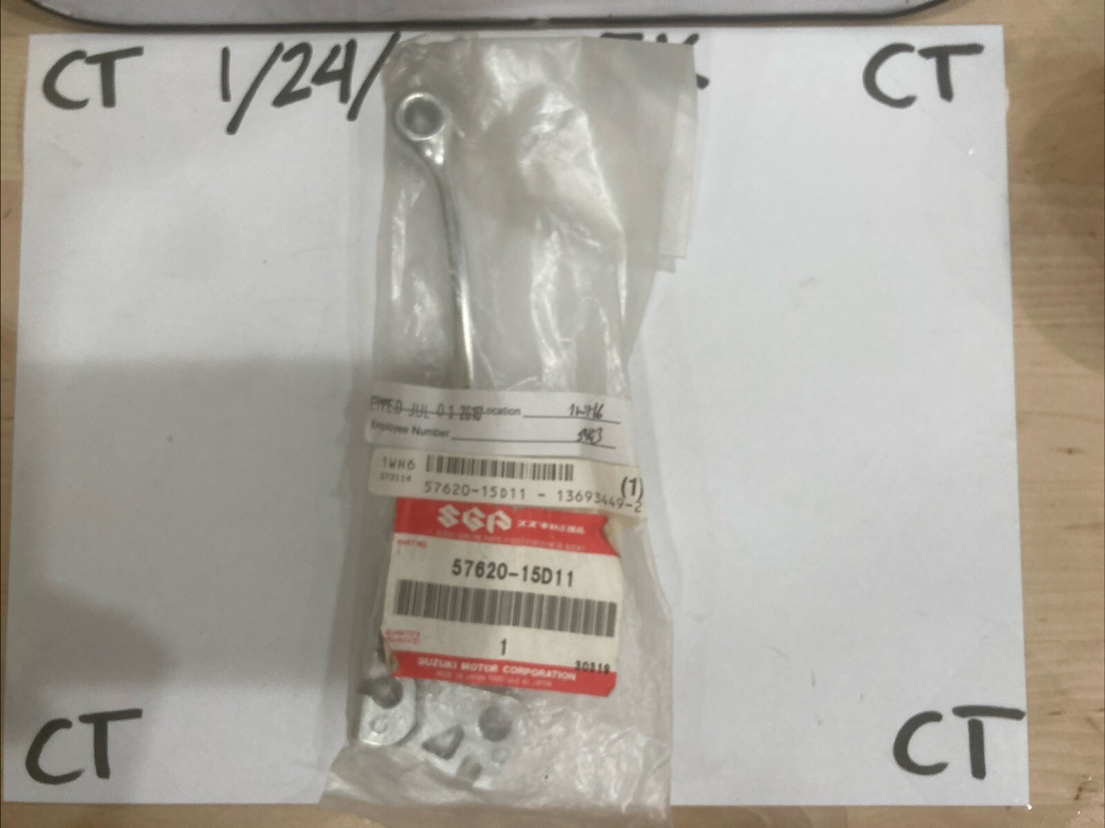 NOS 1994-2000 SUZUKI DR125 CLUTCH LEVER 57620-15D11