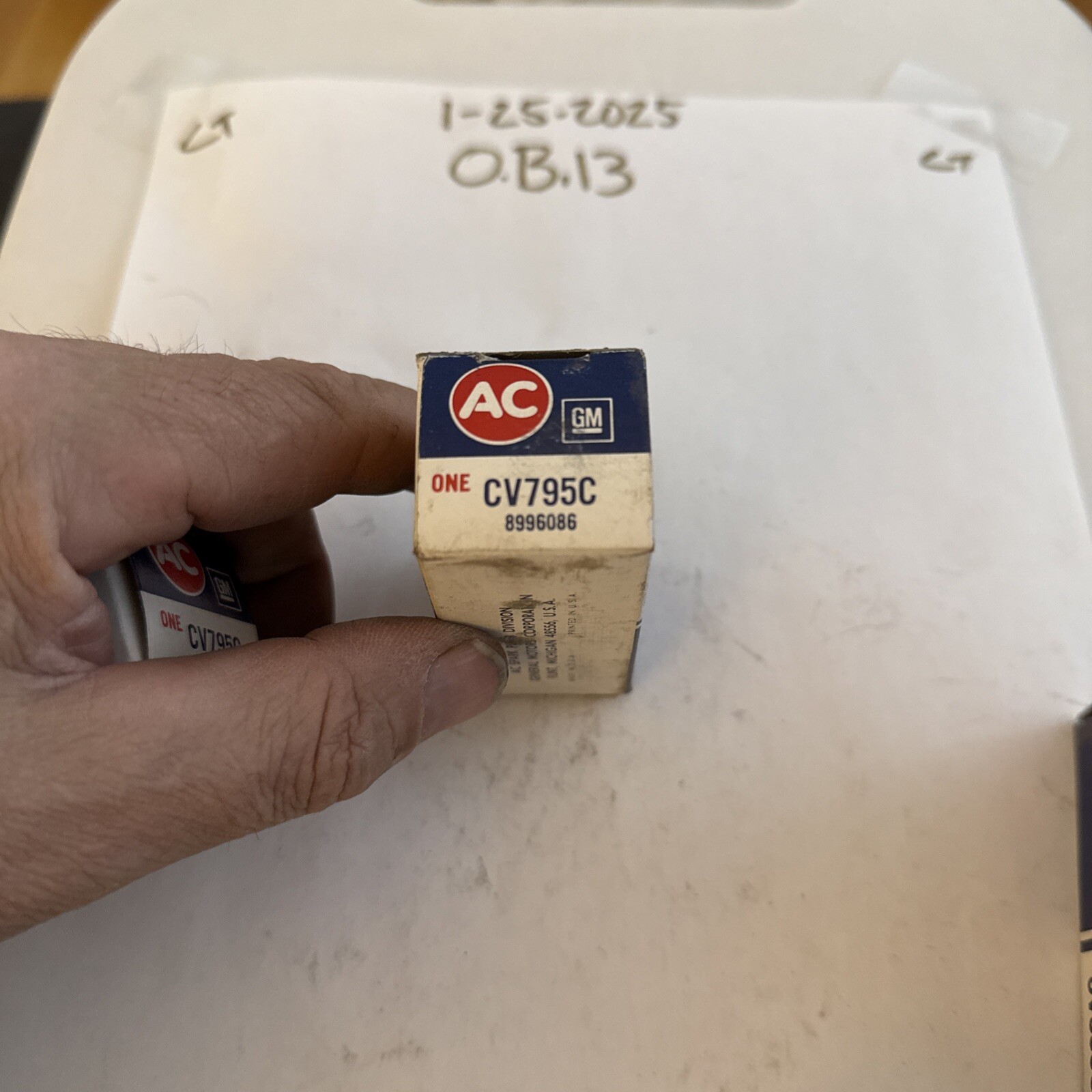 NOS AC CV795C PCV VALVE GM 8996086