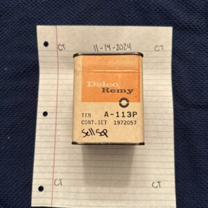 NOS Delco Remy Dodge Plymouth Jeep 1972057 A-113P Contact Point Set Qty 1