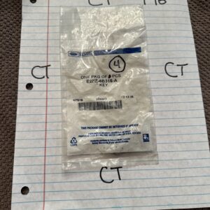 NOS FORD HARDWARE KEY PART NUMBER E2FZ-6B316-A LOT OF 4 PIECES NEW