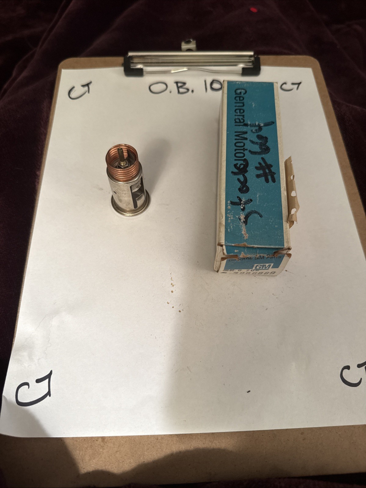 NOS GENUINE GM CASCO CIGARETTE LIGHTER HOUSING 3986869 1970-75 CORVETTE & OTHER