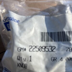 NOS Genuine GM 1982-Mid 1990s Chrome PRNDL Shift Lever Knob Part # 22509532