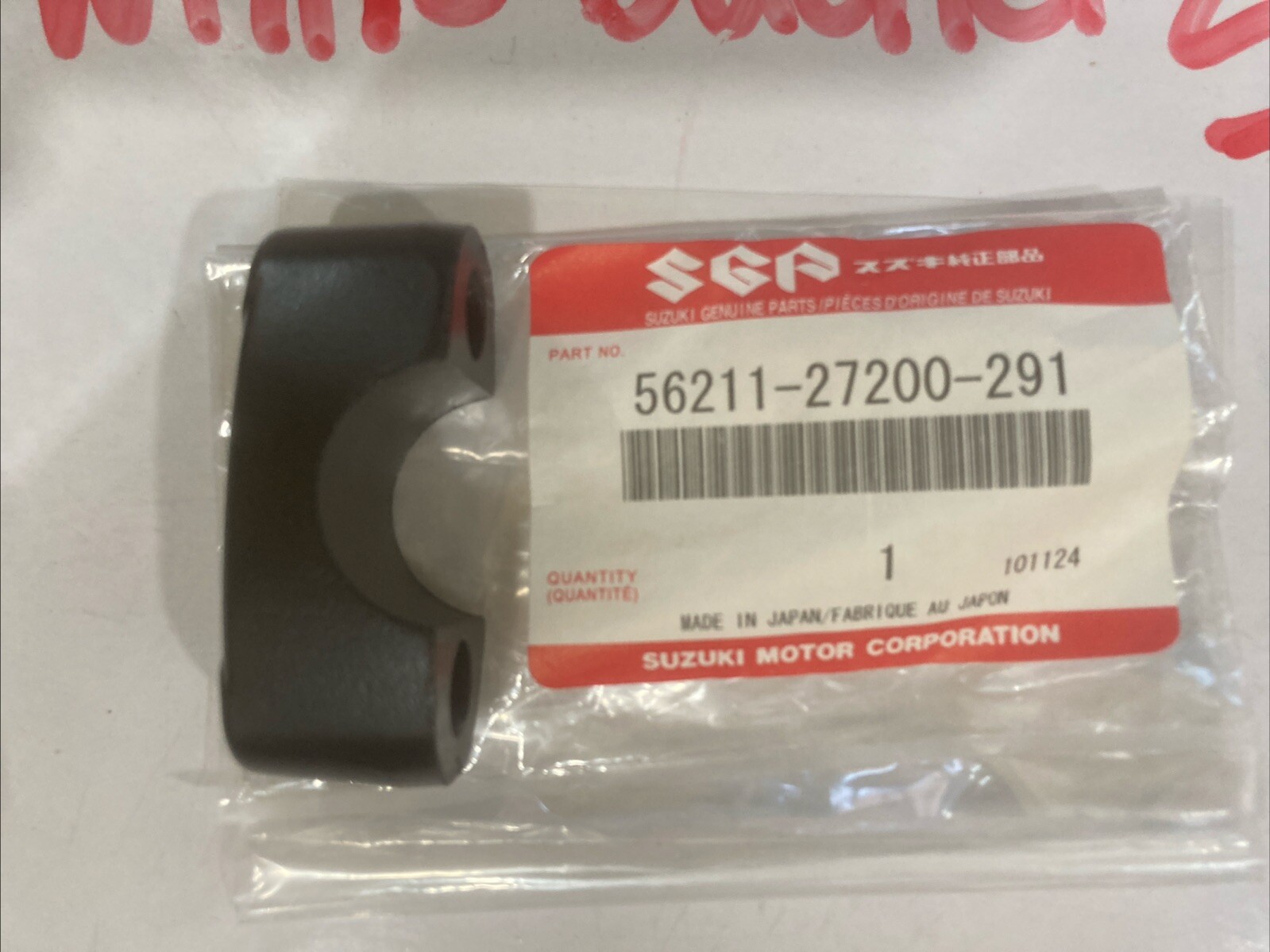 NOS Suzuki Handlebar Holder 56211-27200-291 - Image 4