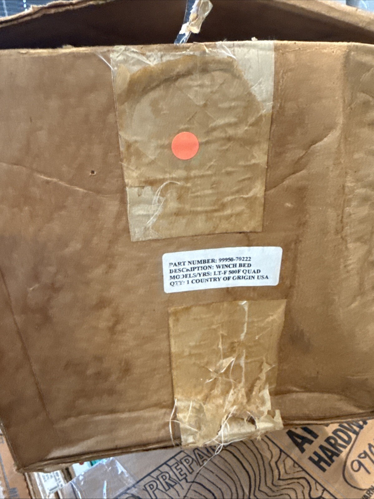 NOS Suzuki OEM Winch Bed Assy 2002-2007 LT-F500 LT-F500F LT-A500F 99950-70222