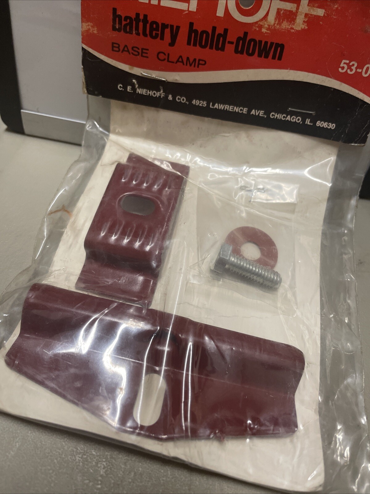 🔥Neihoff/Bwd 53-03 Style Frame Battery Hold Down Base Clamp🔥 - Image 3