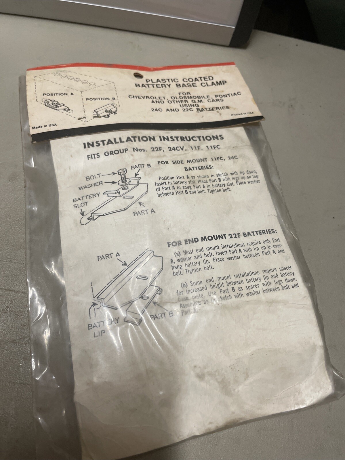 🔥Neihoff/Bwd 53-03 Style Frame Battery Hold Down Base Clamp🔥 - Image 4