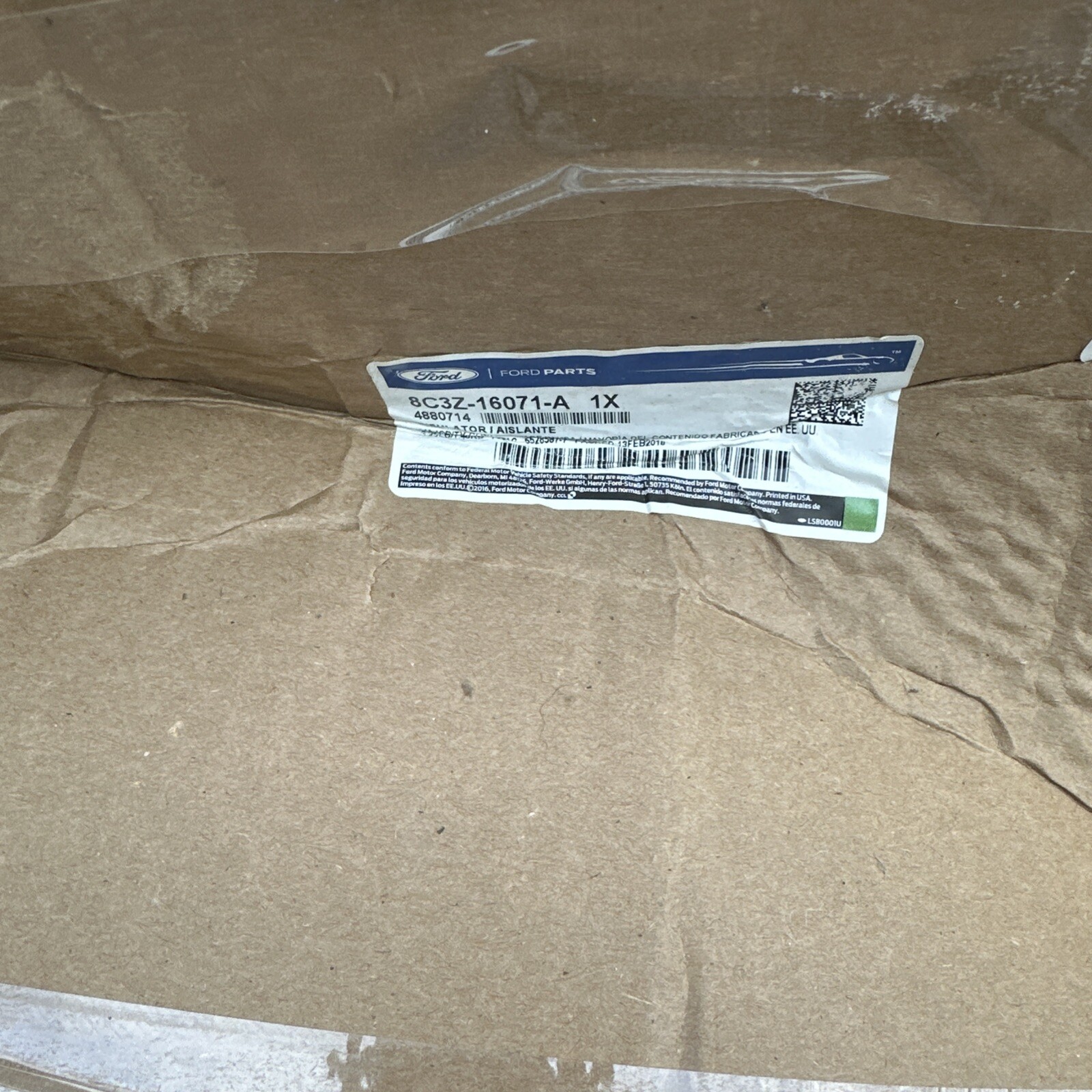 New Ford OEM Right Side Inner Fender Liner Panel Cover 8C3Z16071A.