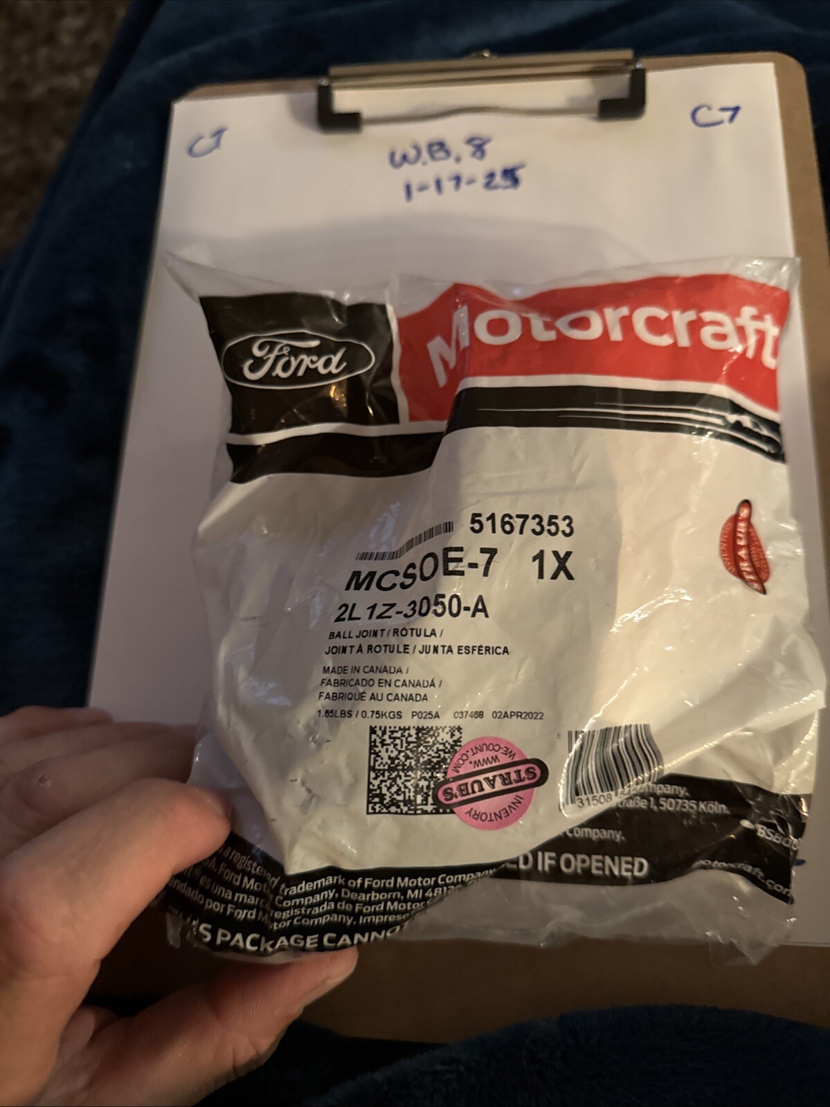 New Genuine Ford 2L1Z-3050-A / MCSOE-7 Front Lower Ball Joint 04-08 F-150 +More