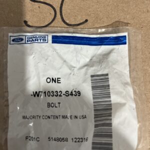 New Genuine Ford Bolt W710332S439 / W710332-S439 OEM
