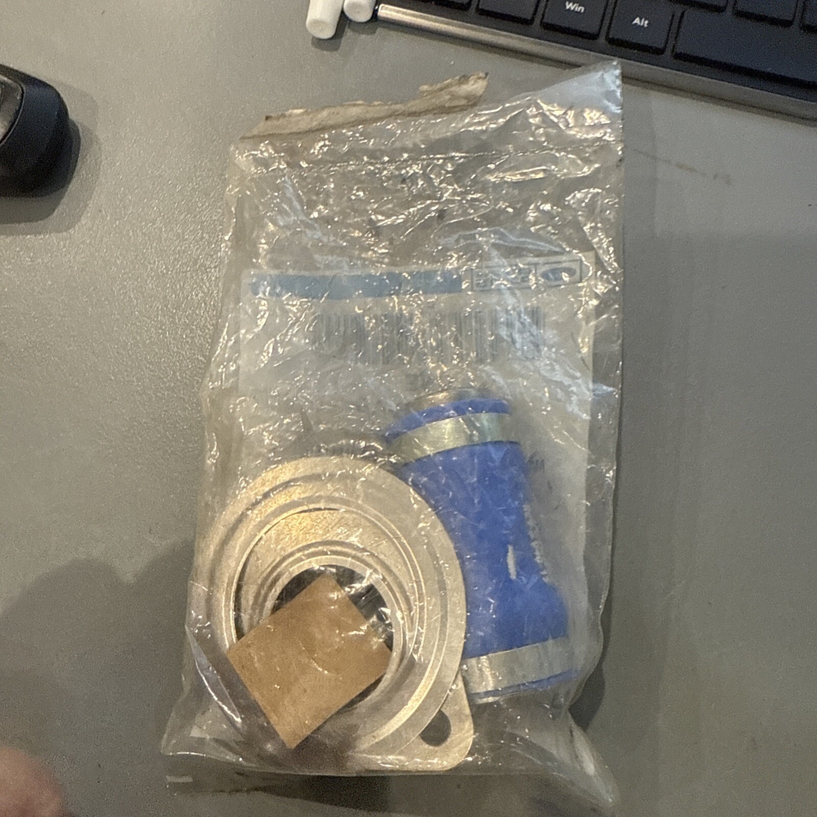 OEM NEW EGR Cooler Coolant Hose Tube Outlet Connector Blue Super Duty 3C3Z9433AB - Image 3