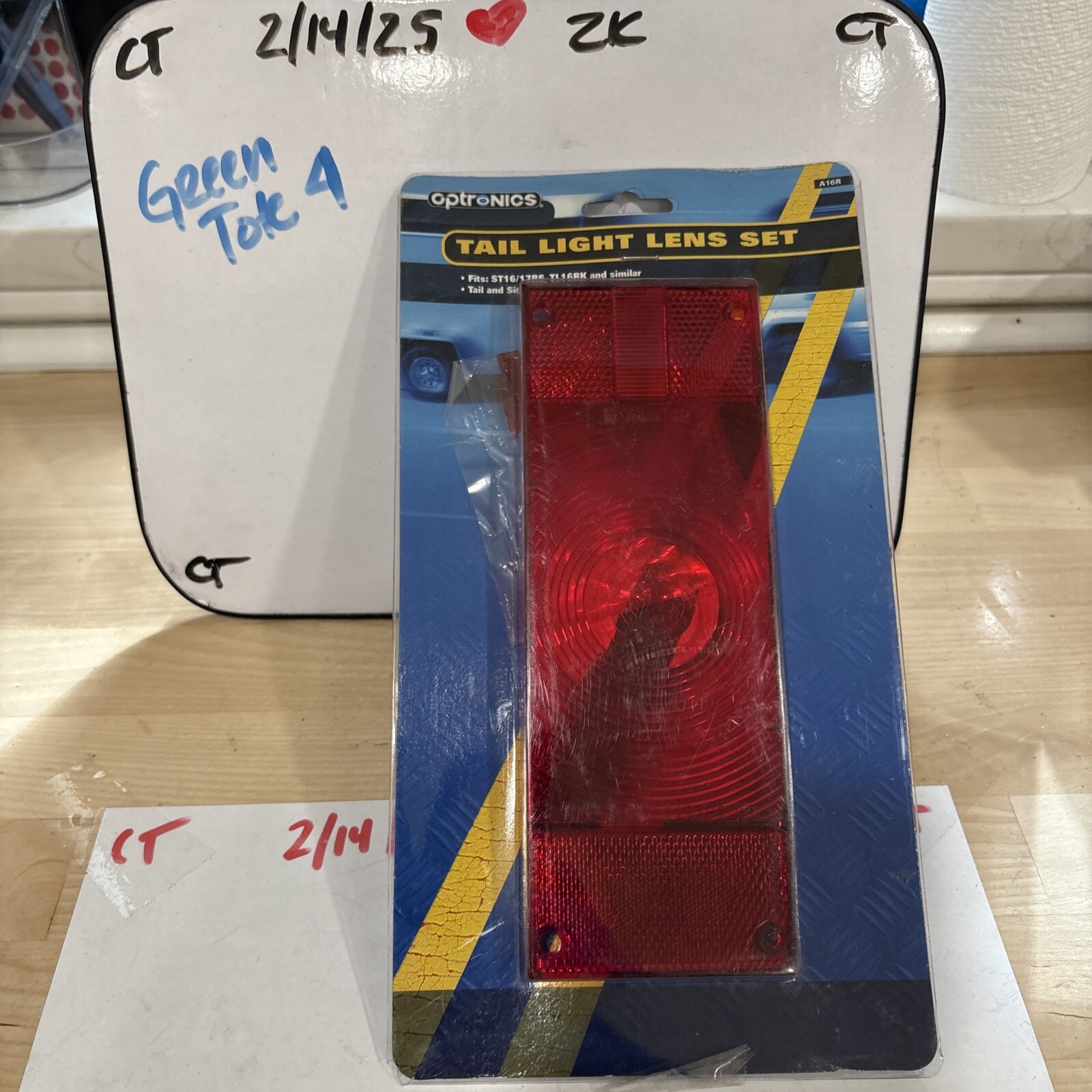 Optronics Tail Light & Side Marker Lens Set A16R - Fits ST16RS ST17RS TL16RK +