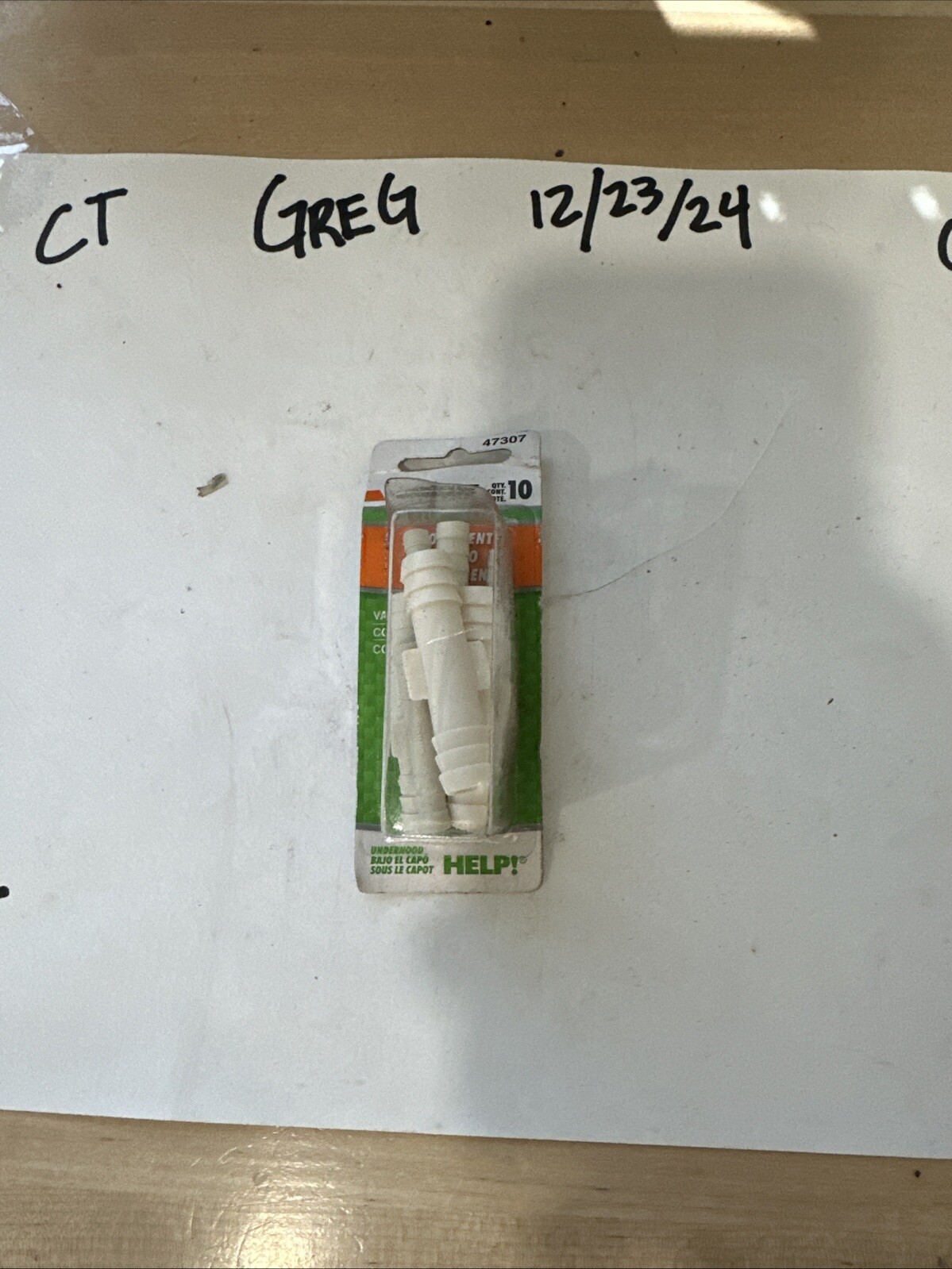 Pack of 10 Dorman 47307 Vaccum Connector Assortment – White